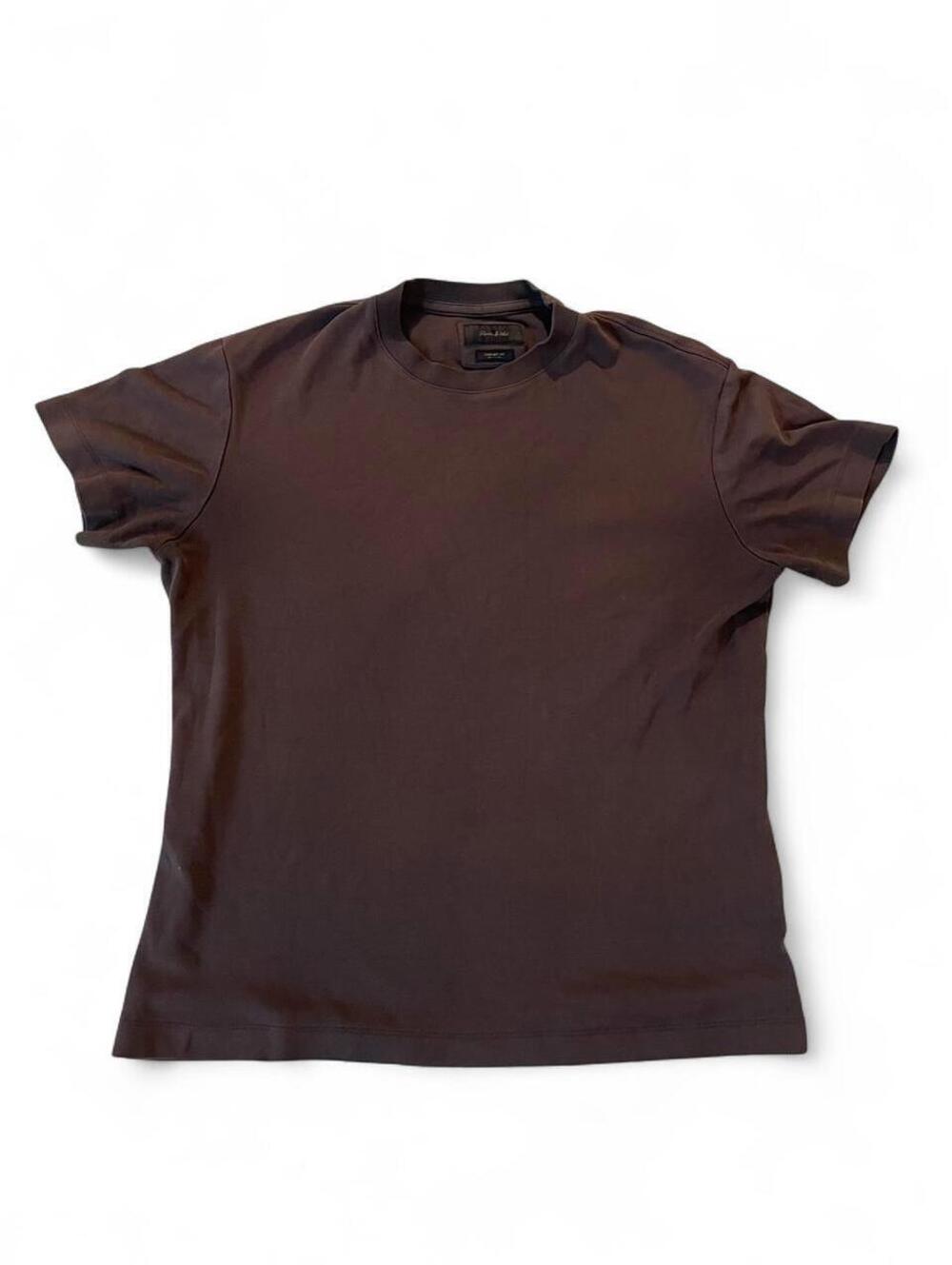 Brown Fitted Tee Cropped